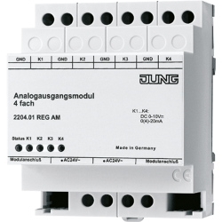 Analogue actuator module, 4-gang