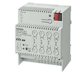 DALI switch/dimming module, 8x DALI channels (broadcast only)