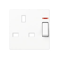 Coverplate 13 A BS socket insert