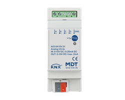 Analog I/O 4-fold, 2SU MDRC, 0-10V, In-/Output shiftable