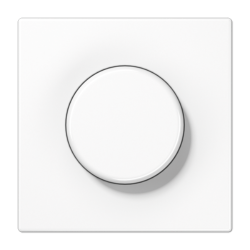 Centre plate with knob for rotary dimmer