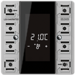 Room controller display compact module 4-gang