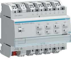 Output module 8x 10A /230V~, KNX