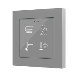 Flat 55 X4. Capacitive push button 55x55 - 4 buttons - Custom (frame not included)