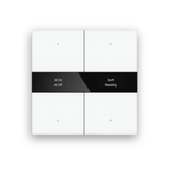 Honeywell KNX PB GL 4BT - KNX Push Button 4Fold in White Glass Finish and Black Glass Finish