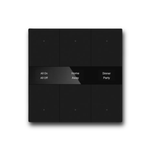 Honeywell KNX PB GL 6BT - KNX Push Button 6Fold in White Glass Finish and Black Glass Finish