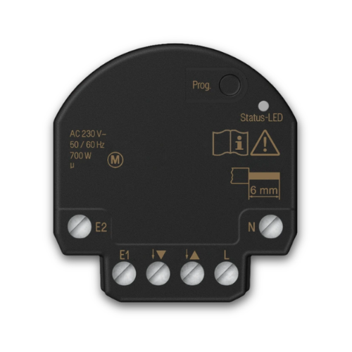 JUNG HOME BTJ1B2U Blinds Actuator 1-Gang Mini with 2 Binary Inputs