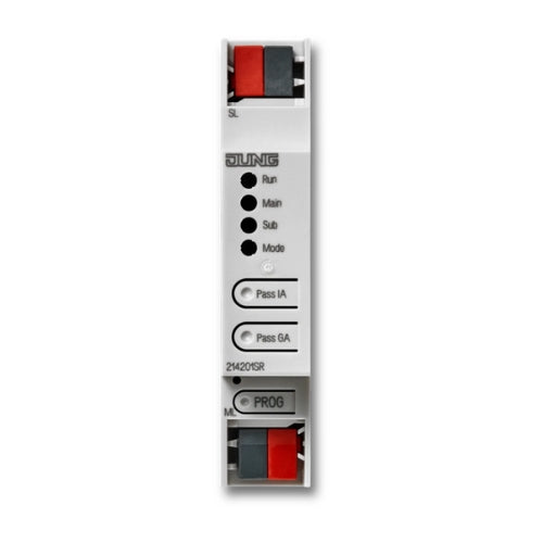 Jung 214201SR KNX Area/Line Coupler Rail Mounting Device