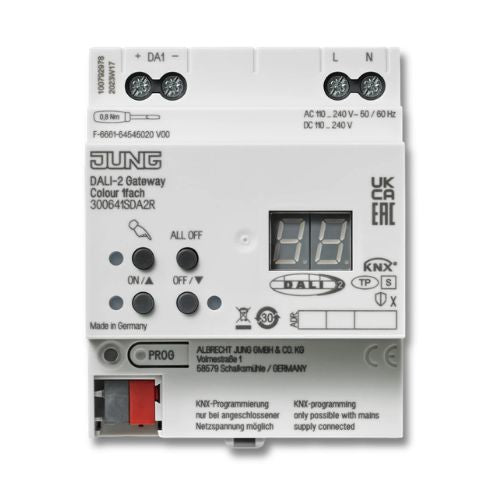 Jung 300641SDA2R KNX DALI-2 Gateway Colour 1-Gang Rail Mounting Device