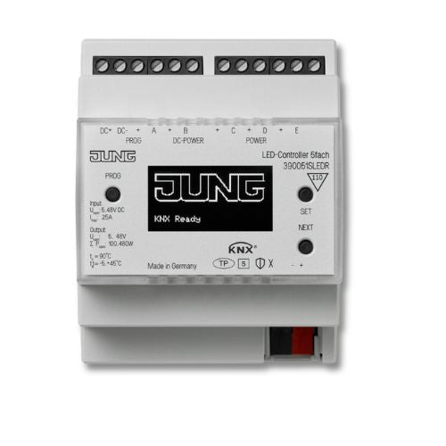 Jung 390051SLEDR KNX LED Controller 5-Gang Rail Mounting Device