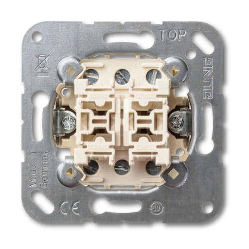 Jung 509U 2-Gang Switch Insert 10 AX 250 V~ 2 x 1-pole 2-way