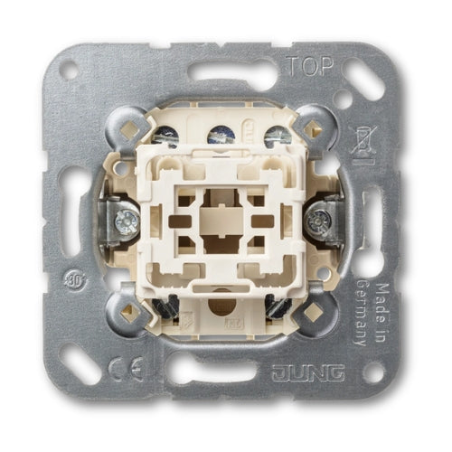 Jung 531-41U 1-Gang Multi Push-Button Insert 1-Pole 2-Way with 2 x 2 NO Contacts Rocker in Neutral Position 10 A 250 V