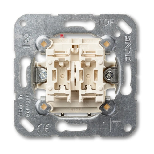 Jung 535U 2-Gang Push-Button 2 x 1-Pole 1-Way NO Contact 10 A 250 V