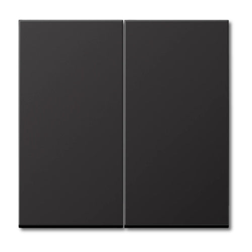Jung AL1702D LB Management Push-Button 2-Gang Aluminium Laquered LS Range Dark
