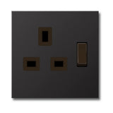 Jung LS3171 Switched Socket British Standard with Contact Protection LS Range in Ivory, White and Black