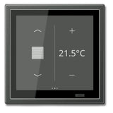 Jung 459D1S KNX Room Controller LS TOUCH With Frame LS 990 Secure Thermoplastic