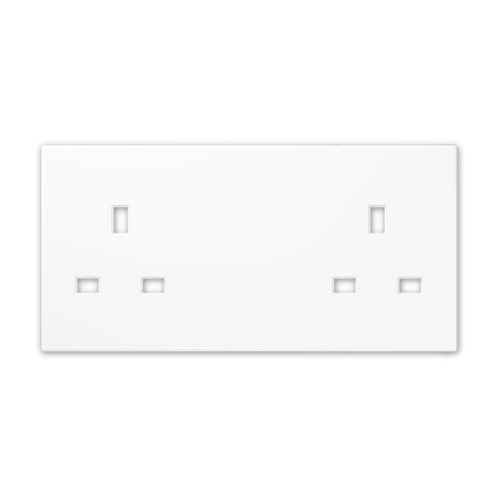 Jung BS2522WWPL Centre Plate for Socket Insert BS2522EINS and BS3522EINS Duroplastic LS Range White