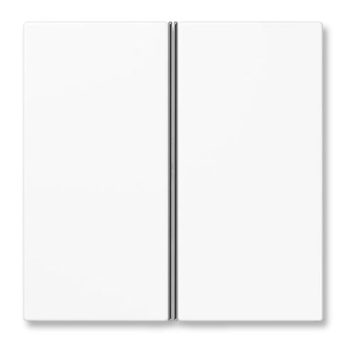 Jung LS402TSAWW Cover Kit F40 2-Gang Thermoplastic LS Range White