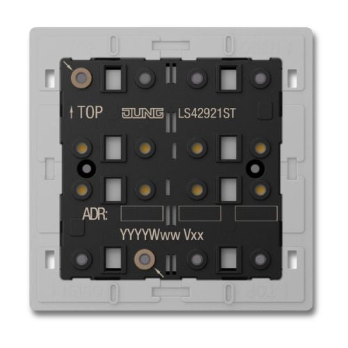 Jung LS42921ST KNX Universal Push-Button Module 2-Gang F40 LS range