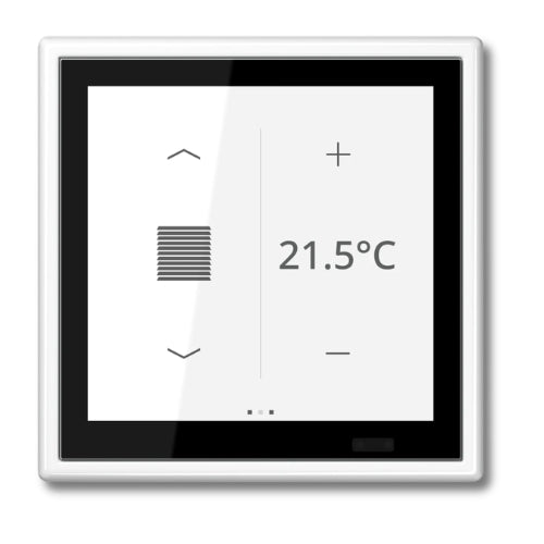 Jung 459D1S KNX Room Controller LS TOUCH With Frame LS 990 Secure Thermoplastic