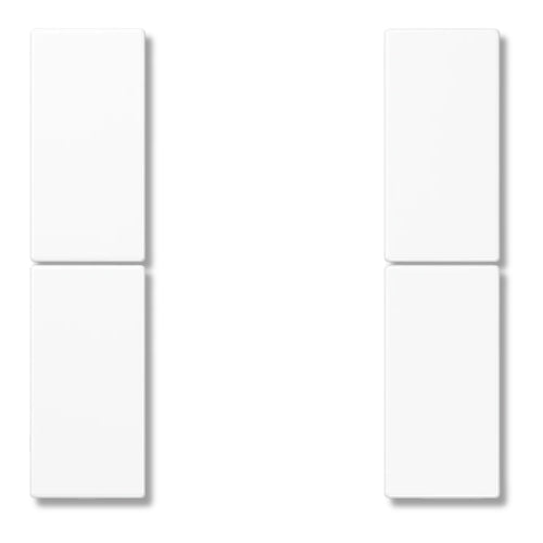 Jung LS502TSA Cover Kit F50 2-Gang Thermoplastic LS Range White