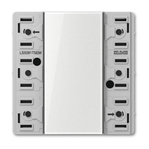 Jung LS5091TSEM Push-Button Extension Module 1-Gang F50 LS Range