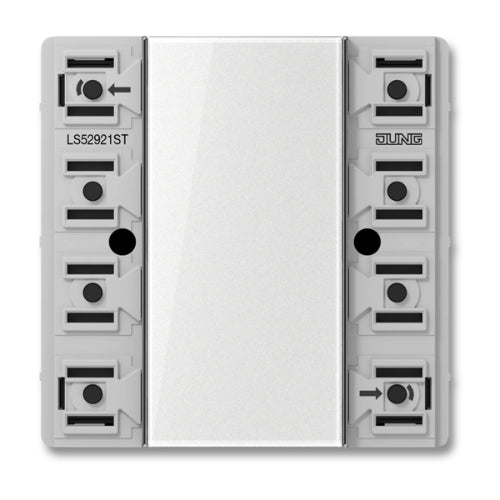 Jung LS52921ST KNX Universal Push-Button Module 2-Gang F50 Secure LS Range