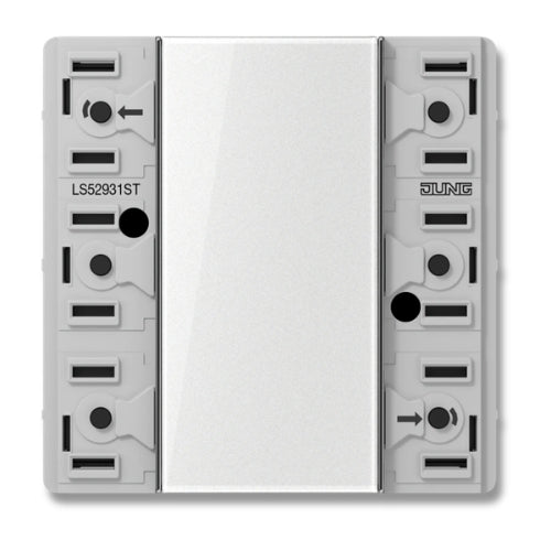 Jung LS52931ST KNX Universal Push-Button Module 3-Gang F50 Secure LS Range