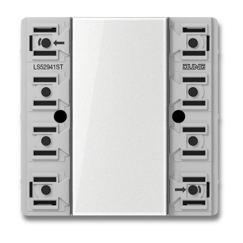 Jung LS52941ST KNX Universal Push-Button Module 4-Gang F50 Secure LS Range