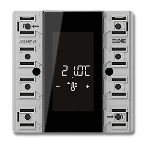 Jung LS5294D1ST KNX Room Controller Display Module 4-Gang, F50 Secure LS Range