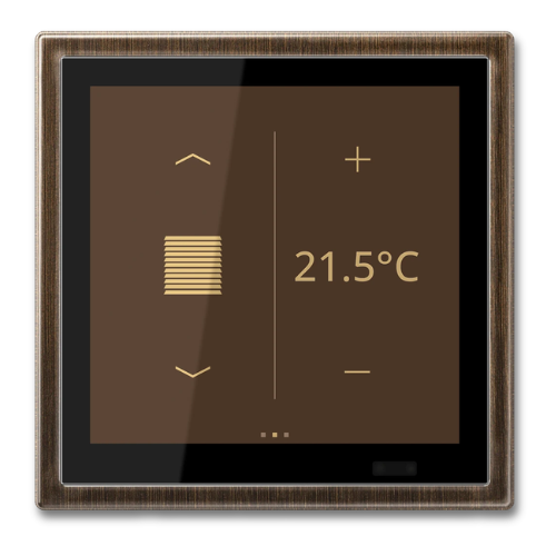 Jung ME459D1SAT KNX Room Controller LS TOUCH with Frame LS 990 Secure