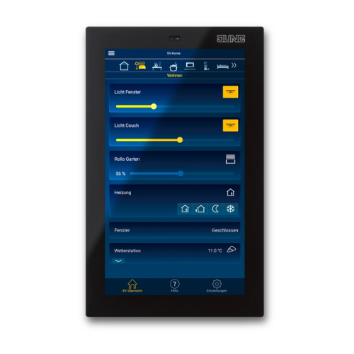 Jung SC5SW Smart Control 5 127mm/ 5’’ Black