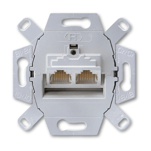 Jung UAE8-8UPOK6 Modular Jack Socket Cat. 6 / Cat. 6A Iso 2 x 8-Pole for 2 Terminals
