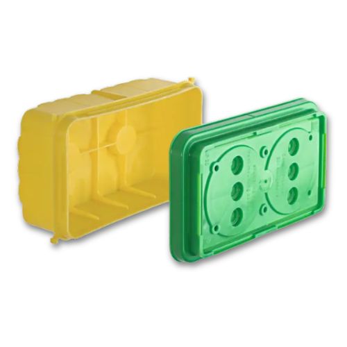Kaiser 1224-41 One-Gang Box for British Accessories Two-Gang