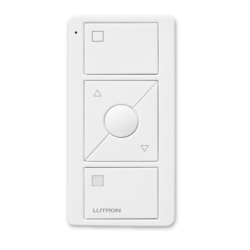 Lutron 3 Button Pico RF Control With Raise/Lower Blinds Icon - White PK2-3BRL-TAW-S01 or Black PK2-3BRL-TBL-S01