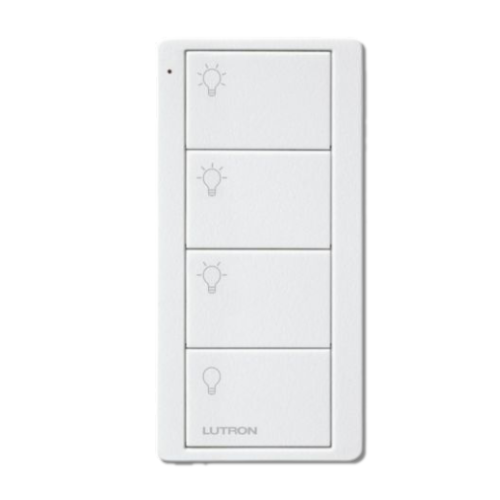 Lutron 4 Button Pico RF Control 2-Zone For Light and Shades - White PK2-4B-TAW-LS31 or Black PK2-4B-TBL-LS31