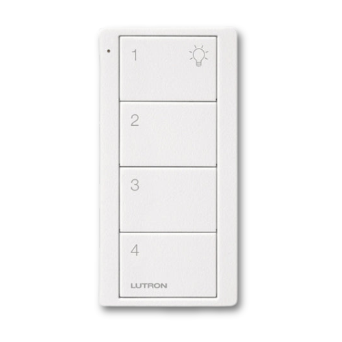 Lutron 4 Button Pico RF Universal Scene Keypad- White PK2-4B-TAW-P04 or Black PK2-4B-TBL-P04