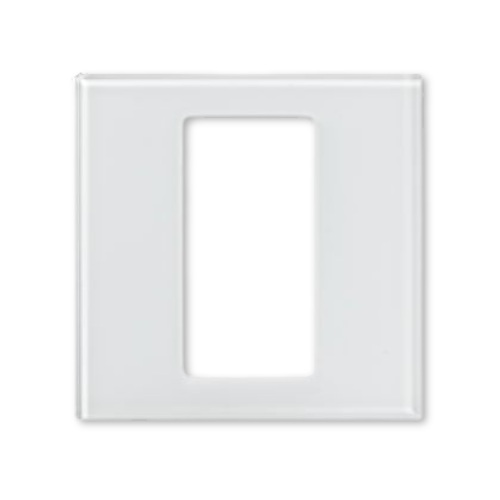 Lutron Single Gang Pico Faceplate - White Glass LFGP-S1-CWH