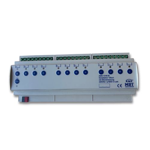 MDT AMS-1216.02 Switch Actuator 12-Fold 230 VAC 16A C-Load