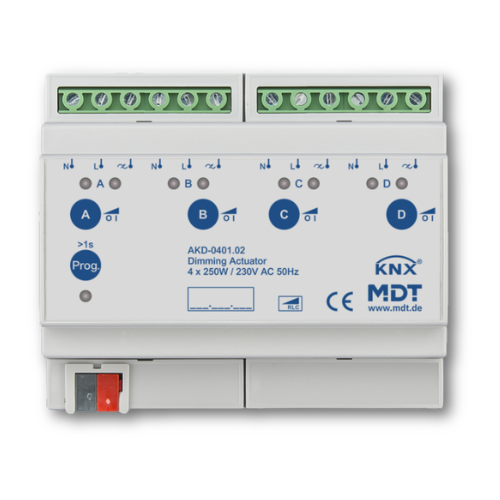 MDT Technologies AKD-0401.02 4-ch Dimming Actuator