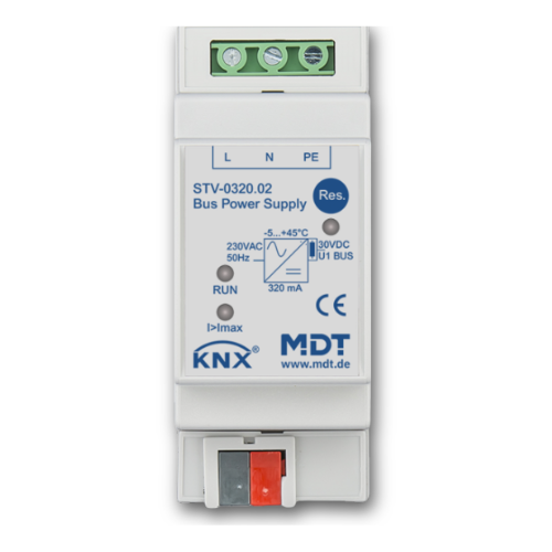 MDT Technologies STV-0320.02 KNX PSU 320mA