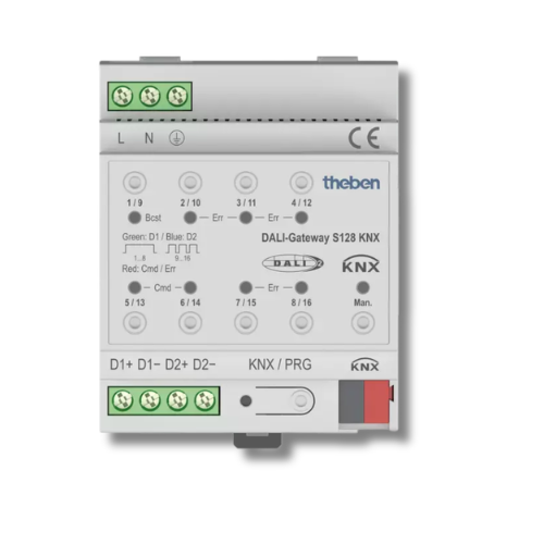 Theben 4940302 DALI-Gateway S128 KNX