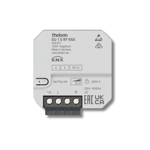 Theben 4941671 DU 1 S RF KNX Actuator