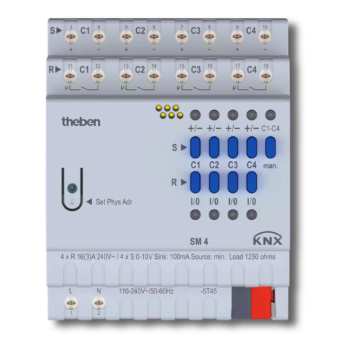 Theben 4940310 SM 4 KNX Actuator