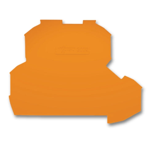 Wago 2002-2292 End and Intermediate Plate Orange (25 Pack)