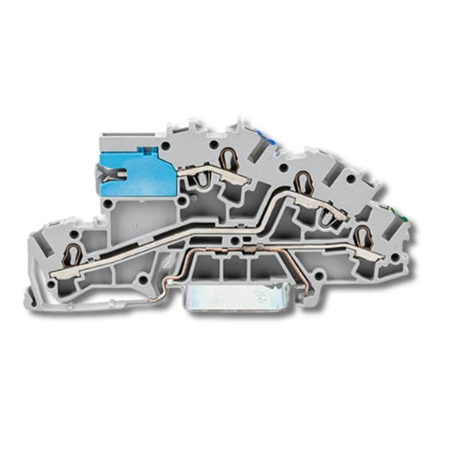 Wago 2003-7641 Multilevel Installation Terminal Block With Operating Slots With N-Disconnect Slide Link NT/L/PE Push-in CAGE CLAMP® (50 Pack)