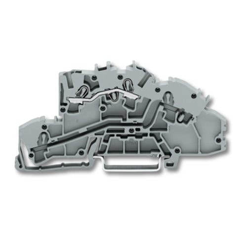 Wago 2003-7651 Multilevel Installation Terminal Block with Operating Slots 2.5mm² N Push-in CAGE CLAMP® Gray (50 Pack)