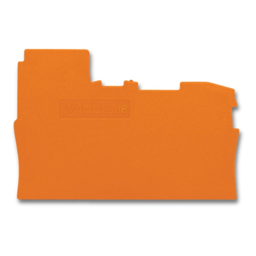 Wago 2006-7192 End and Intermediate Plate 1mm Thick Orange (25 Pack)
