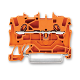 Wago 2001 Series 2-Conductor Through Terminal Block Suitable for Ex e II Applications (100 Pack)