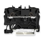 Wago 2001 Series 2-Conductor Through Terminal Block Suitable for Ex e II Applications (100 Pack)